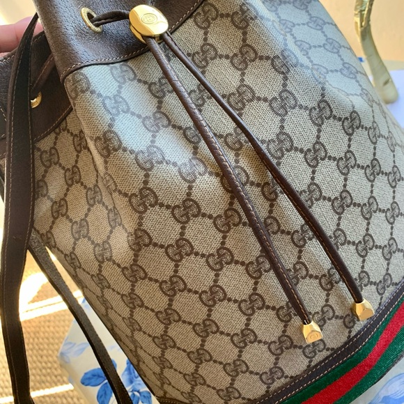 Gucci sherry line crossbody bucket bag - Picture 2 of 13